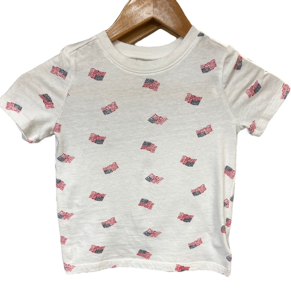 US flag baby T